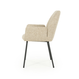 96337 | Stoel Indy - taupe Donna | Eleonora
