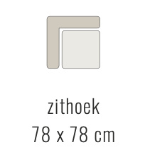 Eetkamerbank Loa zithoek - 78x78 cm | Sevn