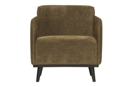 378670-R | Statement fauteuil met arm - brede platte rib rock | BePureHome