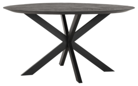 BT 611106 | Timeless Black eettafel Shape Ø150 cm - rond | DTP Home