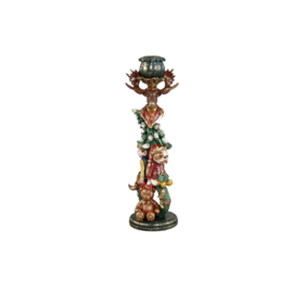 734926 | Noel candleholder - dog and bear | PTMD - Begin november verwacht!