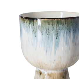 AFC0009 | Retro flower pot - glacier | HKliving - Eind juni verwacht!