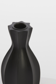 6063512 | Kandelaar Ø7x13 cm LIMNOS - mat zwart | Light & Living 