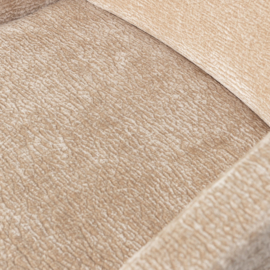 801139-SA | Mount eetkamerstoel met armleuning - 3D Chenille zand | WOOOD