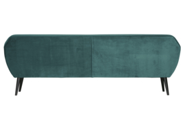 340480-198 | Rocco xl sofa 230 cm - fluweel teal | WOOOD