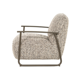 96619 | Fauteuil Norel - taupe Vive | Eleonora