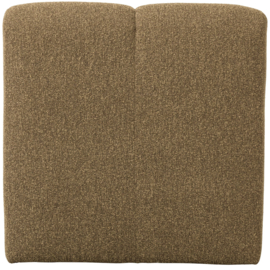 377519-GM | Mojo eetbank met rugleuning 84cm - bouclé geel/bruin melange | WOOOD
