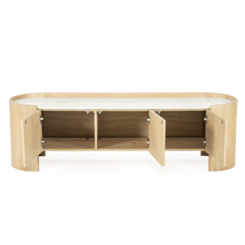 96365 | TV meubel Don 3-drs. - naturel | Eleonora