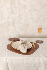 736582 | Delcia organic placemat - brown | PTMD