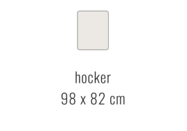 Hocker - AMARILLO 98x82 cm | Sevn