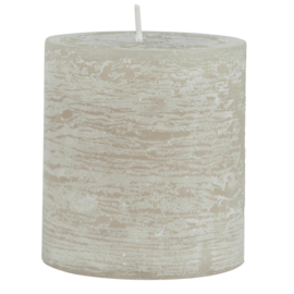 4175-44 | Rustic candle - fog Ø:7 H:7.5 | Ib Laursen