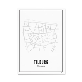 Poster Tilburg centrum - 30x40cm | WIJCK.