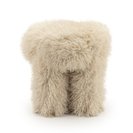 250237 | Poef Doodly - beige | By-Boo