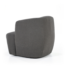 95602 | Fauteuil Charlotte - antraciet copenhagen | Eleonora *