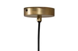 375413-Z | Safa hanglamp horizontaal - metaal glas brass | WOOOD Exclusive