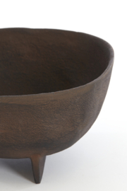 6612684 | Schaal op voet Rosana S - donkerbruin | Light & Living