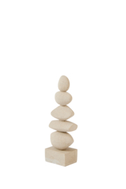 7623282 | Ornament 10,5x7x30 cm MAREVA zand | Light & Living - Binnenkort verwacht!