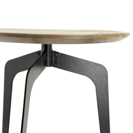 220152 | Side table Kenji - brown | By-Boo