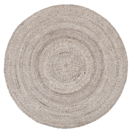 ML 945150 | Vloerkleed Sterling rond small - beige Ø150 cm | DTP Interiors