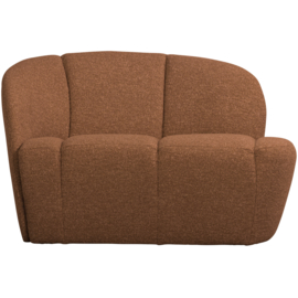 377518-RM/377469-RM | Mojo 2-zits bankje (links of rechts) - boucle roestbruin melange| WOOOD