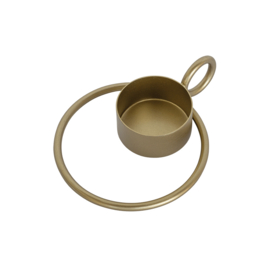 105892 | UNC tealight holder Circles - gold | Urban Nature Culture 