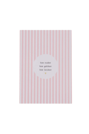Ansichtkaart hoe ouder - wit/roze | Zusss