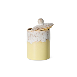 KST0318 | 70s ceramics: jar, custard | HKliving - Eind oktober verwacht!