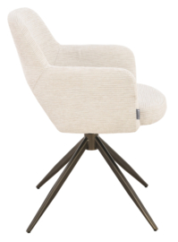 ML 600024 | MUST Living Eetkamerstoel DiCaprio - naturel | DTP Interiors