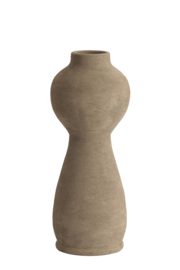 5789427 | Vaas deco Ø13x34 cm YECLA - taupe | Light & Living
