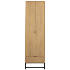 373384-E | Silas hoge kast - eiken decor [fsc] | WOOOD