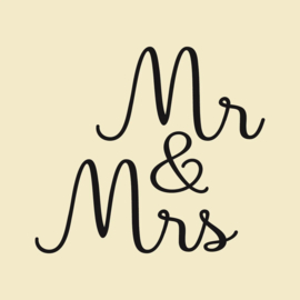 TE2857 | Tegeltje mr & mrs | HomeBound by KY