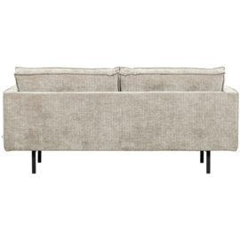 800542-D | Rodeo 2,5-zits bank - ribstof donkerzand | WOOOD