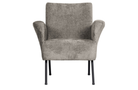  801138-T | Muse fauteuil - grof geweven stof taupe | BePureHome