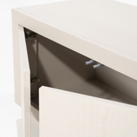 96277 | TV meubel Helsinki 200 cm 2-drs. 1 lade - taupe | Eleonora
