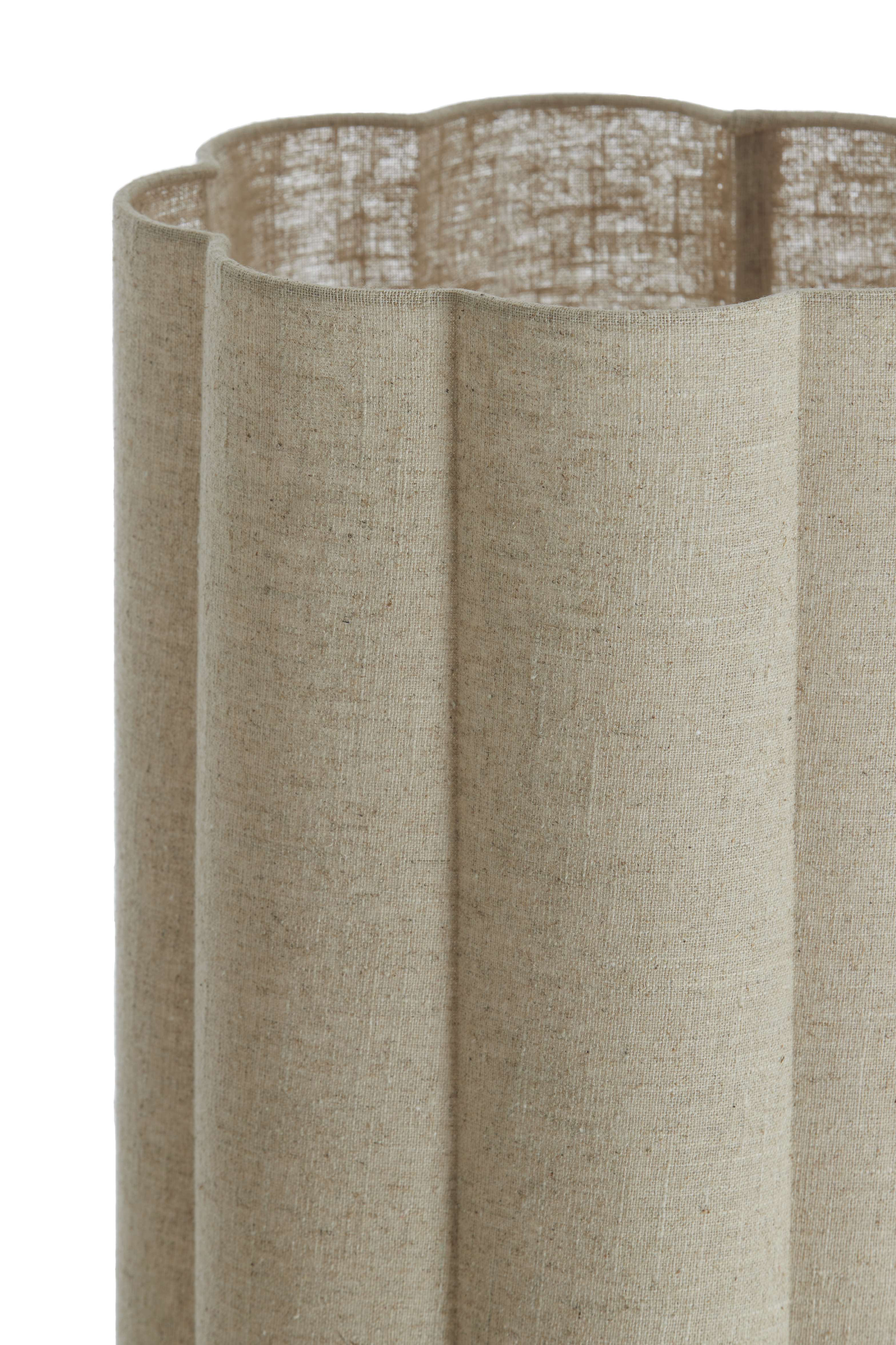 1884924 | Vloerlamp Ø30x165 cm FRINGE - naturel/crème | Vtwonen by Light & Living