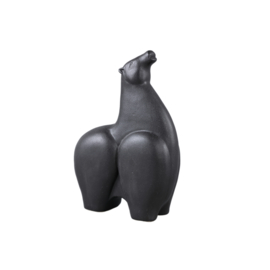 723858 | Honore horse statue head high - Black | PTMD