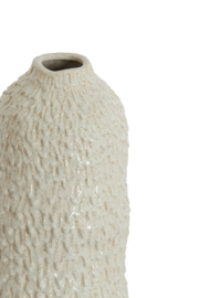 5748743 | Vaas deco Ø17x35,5 cm ASOLA - crème | Light & Living