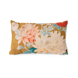 TCU0034 | printed cushion, spring (60x35cm) | HKliving - Begin november verwacht!