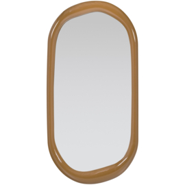 377773-H | Norea spiegel 120x60 cm - hout hoogglans honinggeel | WOOOD