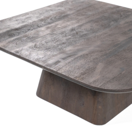 95769 | Salontafel Aron 80x80x32 - bruin | Eleonora 