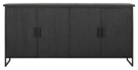 BT 438111 | Timeless Black dressoir Beam No.1 - 190 cm | DTP Home