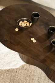 96152 | Salontafel Jordy 130x70 - bruin | Eleonora