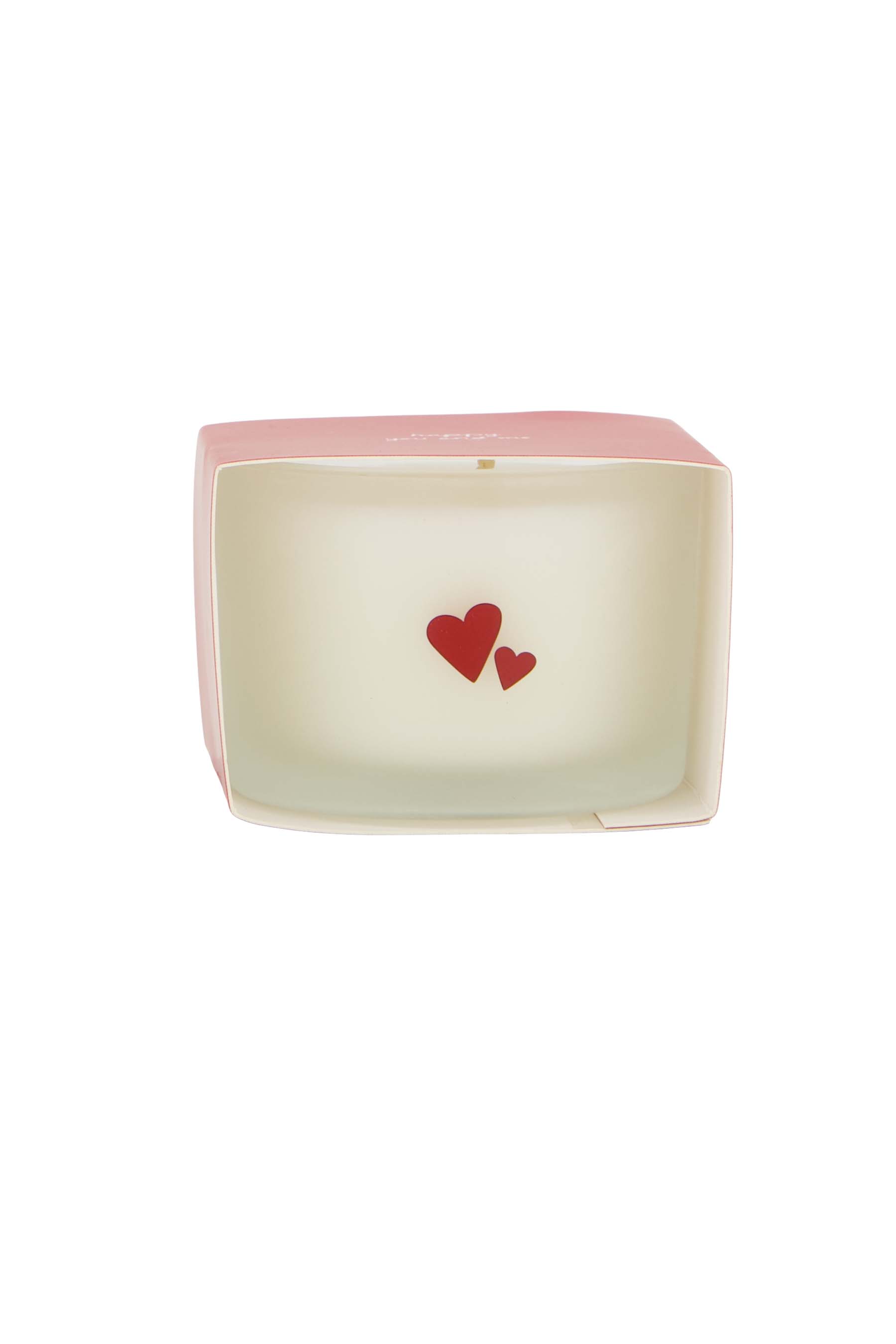Geurkaars in wikkel happy you and me - wit/rood | Zusss 