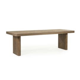 96427 | Eettafel Edward 240x100x76 - bruin | Eleonora