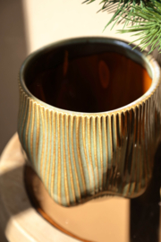 722597 | Mateen pot stripes M - green | PTMD 