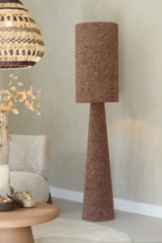 1891979 | Vloerlamp Ø38x180 cm MICKY - bouclé burgundy | Light & Living (alleen afhalen)