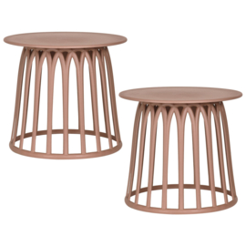 377167-R | Boy bijzettafel - kunststof zalmroze | WOOOD