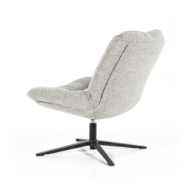  95580 | Fauteuil Danica - lichtgrijs baquer | Eleonora