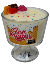 651048 | Scented candle - ice cream cup w/ biscuits | Mansion Atmosphere