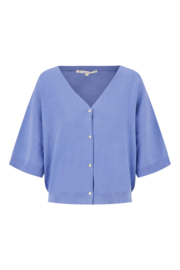 Fijnbrei vestje - lavenderblauw | Zusss